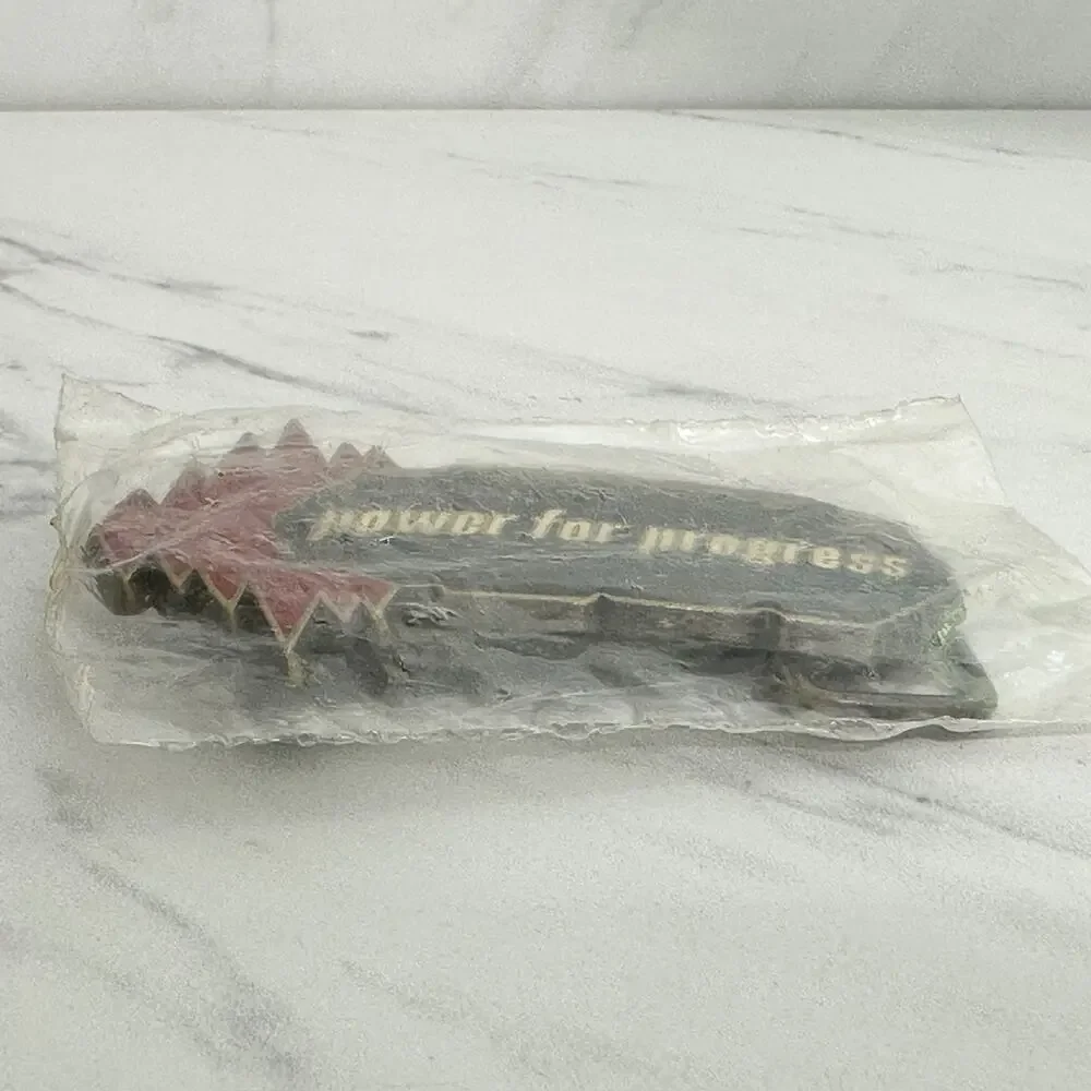 Vintage 1985 Peabody Coal Power for Progress Mining Belt Buckle Collectible ✨